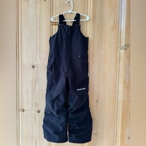 VGUC - Burton Kids Black Snow Bib - 5T